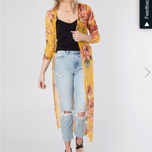 Daytrip Floral Duster Kimono - Picture 3 of 11